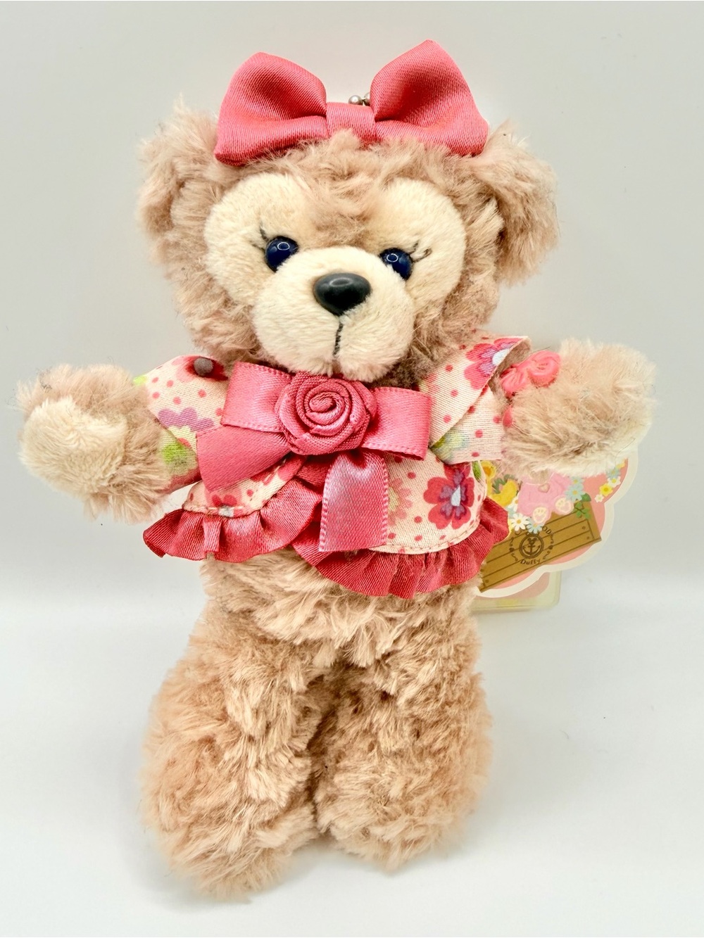 NEW Shellie May Plush Doll Badge Spring Tokyo Disney Sea Flower Pink Japan